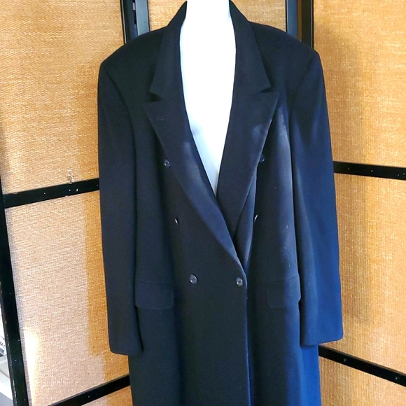 Burberry Full Length Double Breasted wool coat